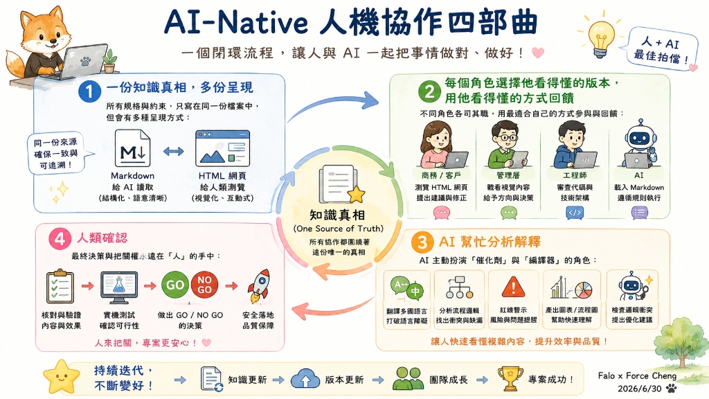 AI-Native 人機協作四部曲