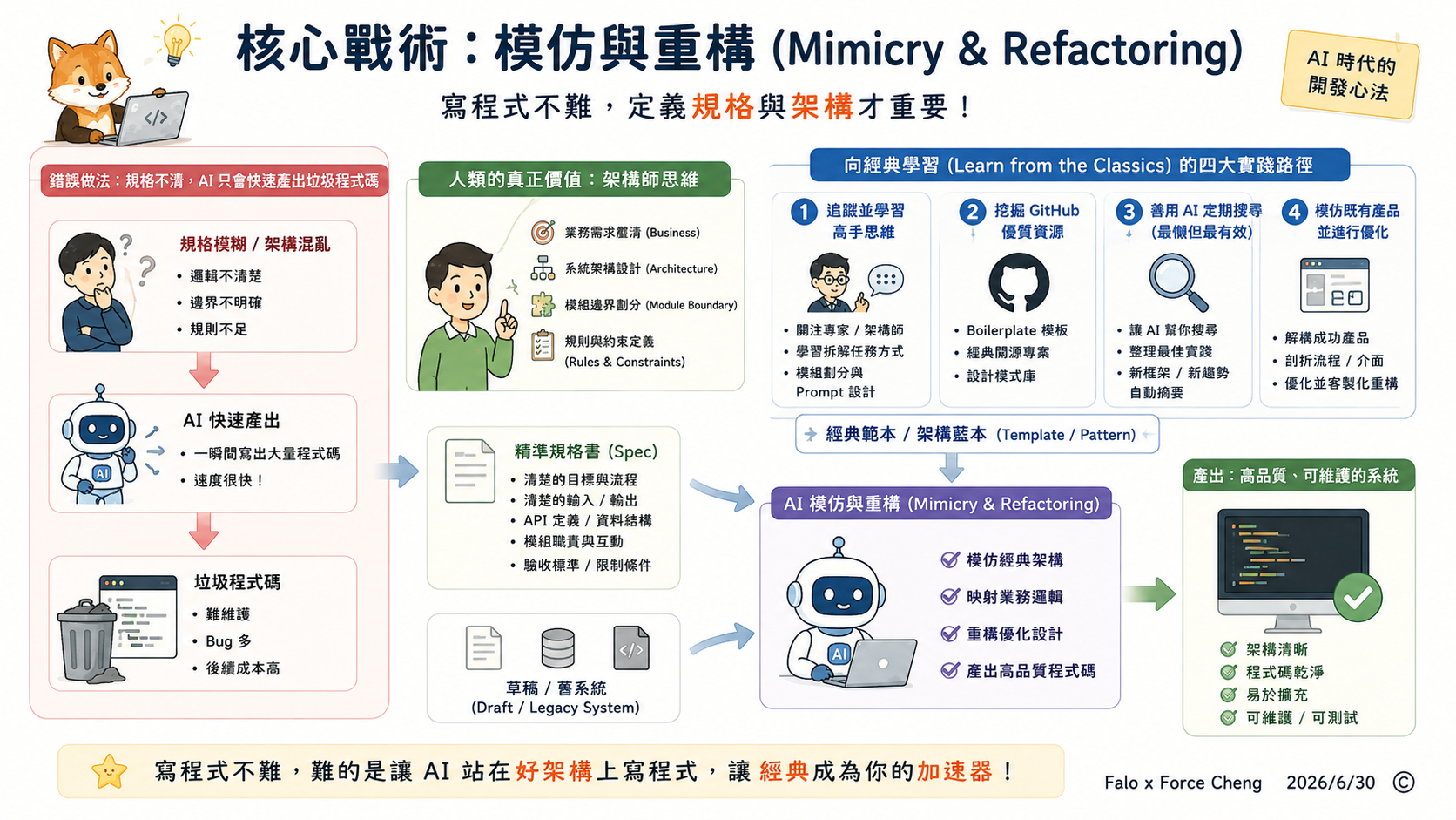 核心戰術：模仿與重構